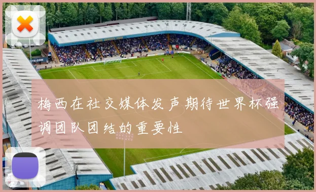 梅西在社交媒体发声期待世界杯强调团队团结的重要性